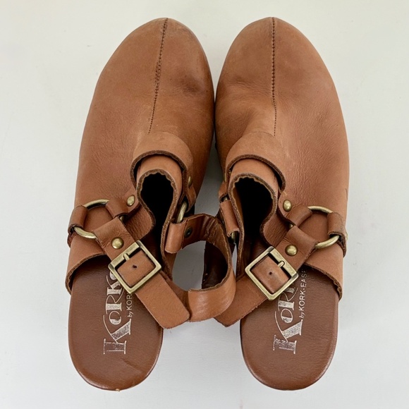 Korks Tan Mule / Clogs - Picture 2 of 6